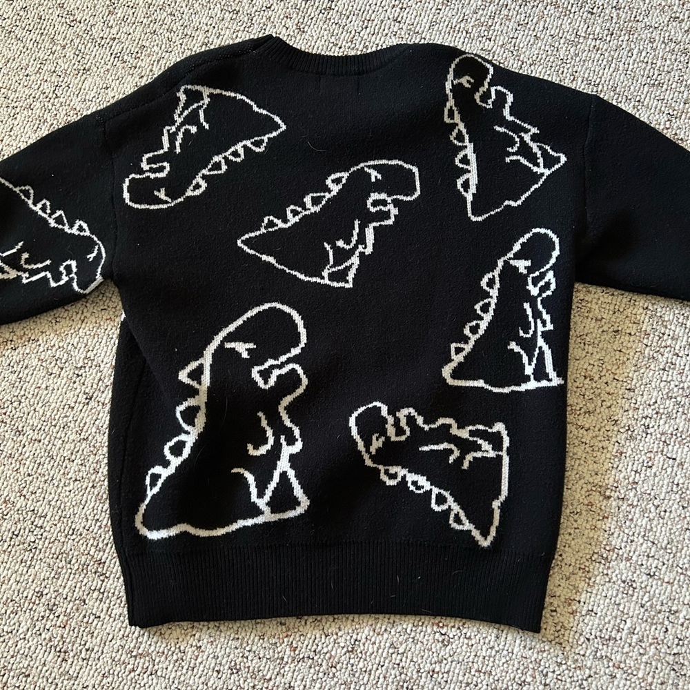 Aelfric Eden Black Dinosaur Graphic Sweater - Picture 3 of 3